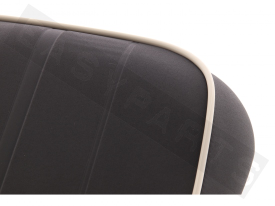 Dosseret top-case 36L VESPA GTS Super Racing Sixties 2020 noir Nabuk